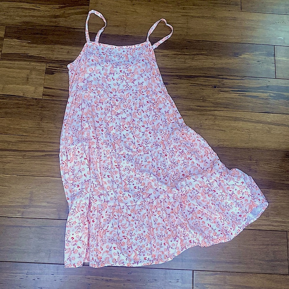 Pink old navy sun dress size small adjustable straps